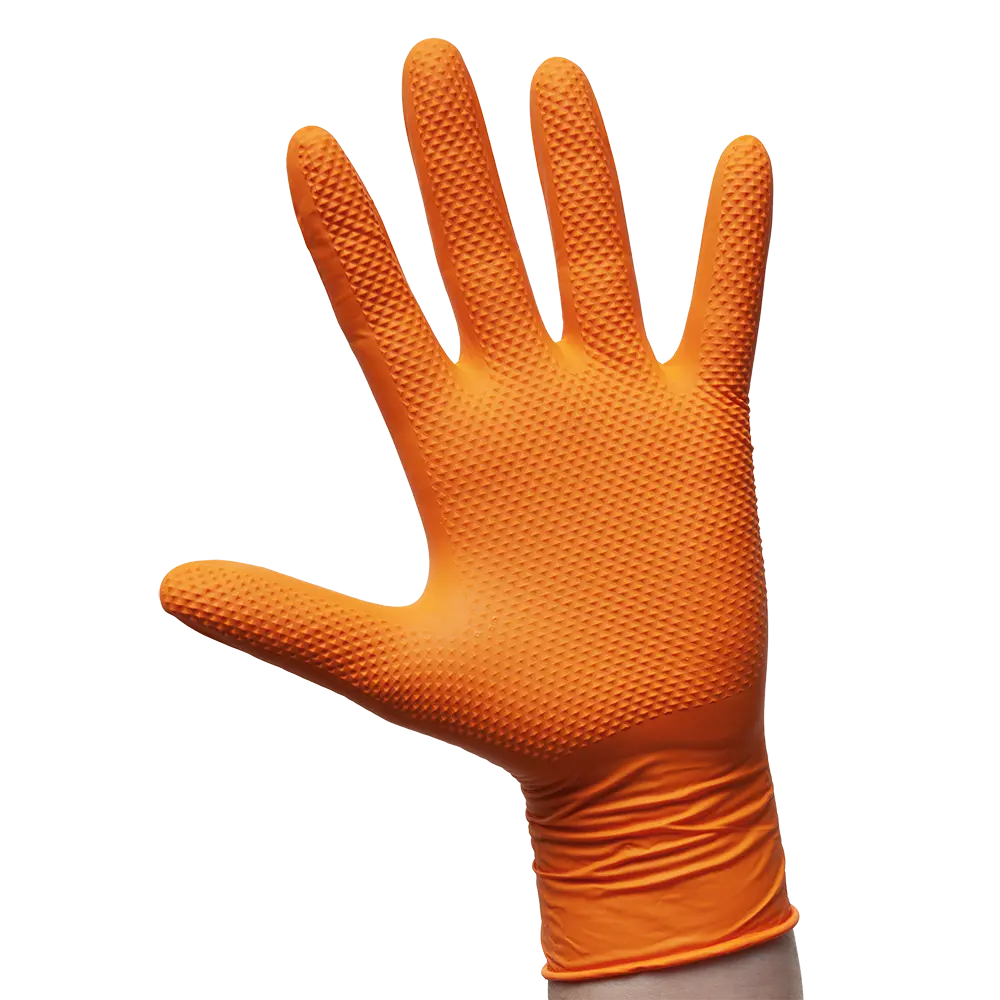 Guanti in Nitrile Arancioni - 8,5gr