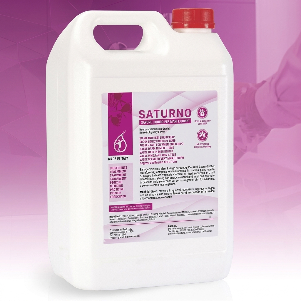 Sapone Liquido Bianco Perlato - Saturno